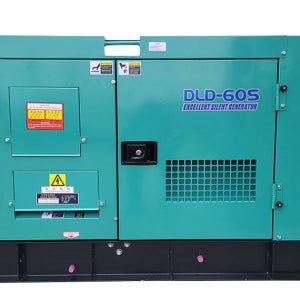 60kVA 방음형 비상용 산업용 경유 디젤발전기 DLD-60S 대형발전기