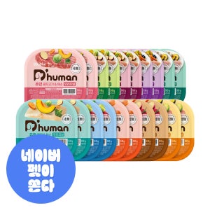 듀먼 강아지화식 10종 50g 20팩 2주패키지 / 자연식 습식사료