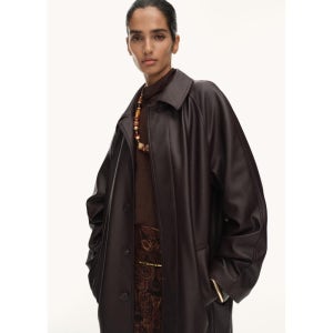 MANGO WOMAN 트렌치 코트 TAYLOR Dark Brown 17076733