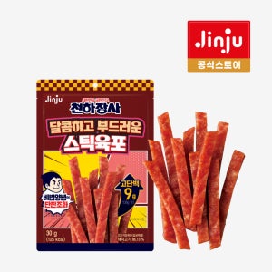 진주햄 천하장사 달콤하고 부드러운 스틱육포 30g