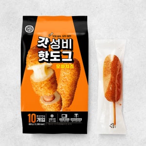 쉐프스토리 갓성비 핫도그 모짜치즈 800g (80gx10개입)