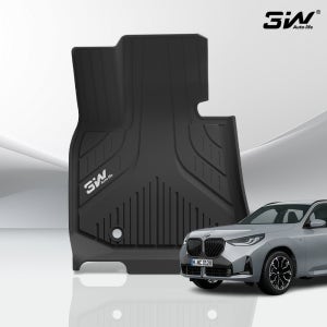 3W 에코라이너 TPE 카매트 3D 고무 바닥매트 BMW X시리즈 X3 G45, 운전석+조수석+뒷자석