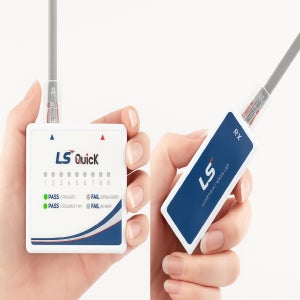 LS전선 장거리 랜테스터기 RJ45 RJ11 부저기능 단선 측정 랜케이블 랜선 테스트기