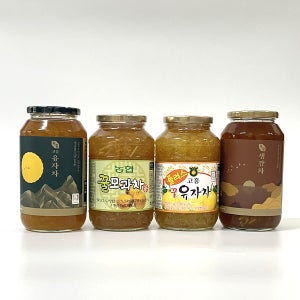 유자차 효능 남해 에이드 유자청 수제 국산 고흥농협 무설탕 저당 꿀차 1kg x 2