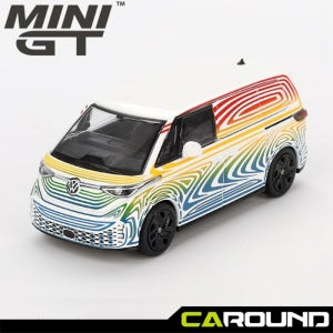 미니지티(899) 1:64 폭스바겐 ID.Buzz 프로토타입 - 레인보우
