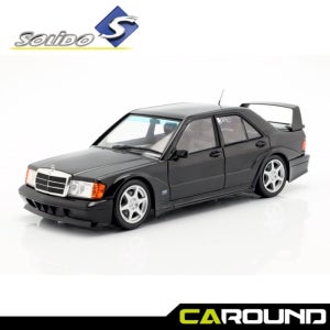 솔리도 1:18 메르세데스 벤츠 190 2.5-16V (W201) EVO II (1990년형) - 블랙