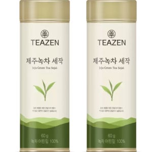 티젠 제주 녹차 세작 작설차 60g x 2개 작설 녹차잎 차 코스트코