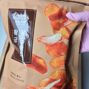 빅보스쿱 간식 황금꿀고구마칩 원물90%함유 꿀1% 300g 바삭 달콤 담백