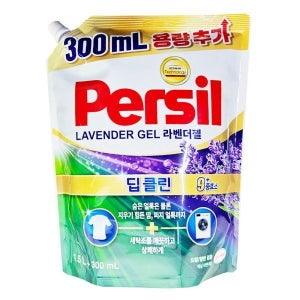 퍼실 파워젤 라벤더 딥클린 플러스 일반용 드럼용 겸용/ 1.5L+300mL DC