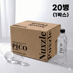 피코펫워터 강아지 고양이 요로 결석 신장질환 예방 생수 물 음수량 늘리기 500ml,20병