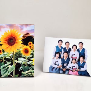사진 인화 탁상용 액자 휴대폰 인쇄 미니 출력 웨딩 제작 270mm x 190mm, 기본