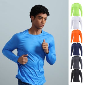 온브레이크 남자 기능성 러닝 티셔츠 롱슬리브 스포츠 운동 헬스 긴팔티