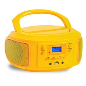 CD플레이어 XP-01 AUX단자 FM라디오 캠핑장 포터블 플레이어