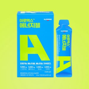 [네이버단독] 일동 아로엑스 에너지젤 파워젤 아르기닌 BCAA 러닝 10포, 1개