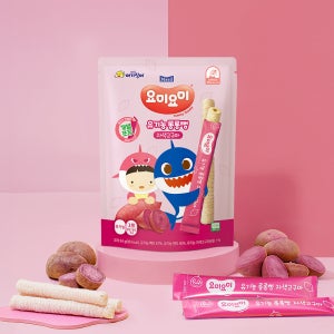 요미요미 유기농롱롱뻥 자색고구마 24G 6봉 (1박스) [리뷰포인트 1천원]