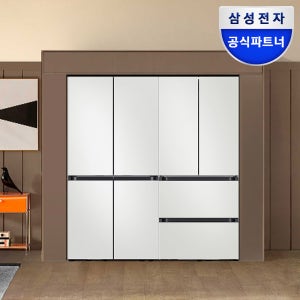 삼성전자 비스포크 4도어 냉장고 김치냉장고 세트 RM70F63R2A RK70F42M2A 키친핏MAX 1080L 코타화이트