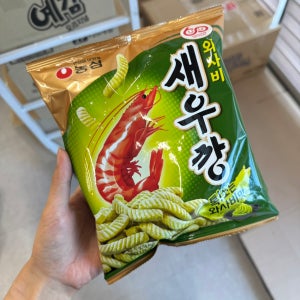 [ 톡 쏘는 와사비맛 ] 농심 와사비 새우깡 70g