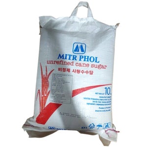태국 미트폴 비정제 원당 10kg 대용량 포대 사탕수수당 오미자청 오미자 업소용 설탕