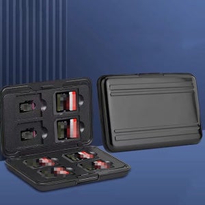 마이크로SD카드 케이스 방수 알루미늄 잠금 보관통 정리 수납함 micro sd카드 보관함