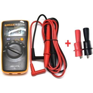 FLUKE 101 + 악어클립 플루크 소형 디지털 멀티테스터기