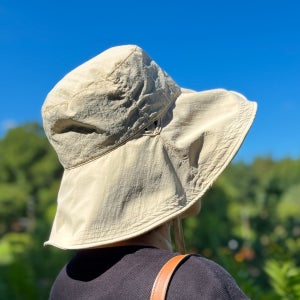 바스락 버킷햇 챙넓은 여성 벙거지 여름모자 여행 휴양지