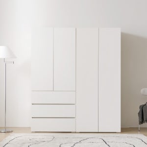 보루네오 마르체 모엔 1600 시스템 서랍 옷장 세트 BKC830C