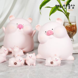 연화만물상 돼지저금통 집들이 개업 선물 동전 저금통 재물운