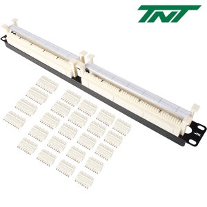 강원전자 TNT 허브랙/서버랙 110블럭 100P(1U) NM-TNT73