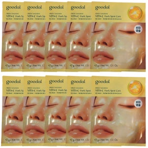 구달 겔 마스크 청귤 비타C 잡티 이별 흔적 케어 비타캡슐 10매