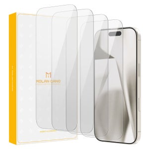 플래쉬 강화유리 액정보호필름 아이폰17 프로, 4매입