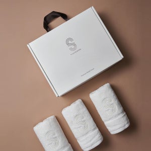 모달 타월 기프트 세트(3개입) 소노호텔앤리조트 호텔수건 40수 180g, 화이트, 3장