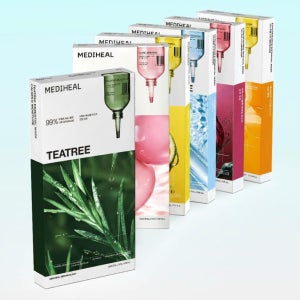 메디힐 에센셜 마스크팩 6종 60매 (티트리 콜라겐 히알루론산 PDRN 비타민 세라마이드)