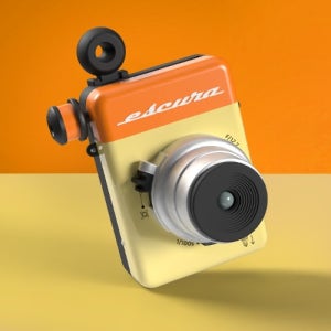 ESCURA 즉석카메라 인스턴트60s 수동 카메라 - 트로피칼브리즈(Orange)