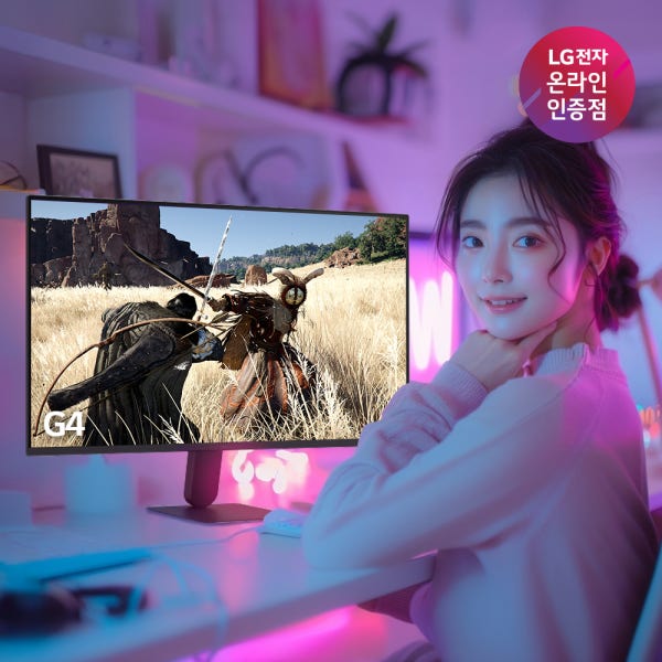 결제가14만 LG G4 27G411A 68cm(27인치) IPS 144Hz(O/C) 3면슬림베젤 사무용게이밍모니터
