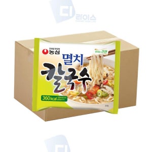 봉지라면 멸치칼국수 시원한 담백하고 32봉 건면 농심