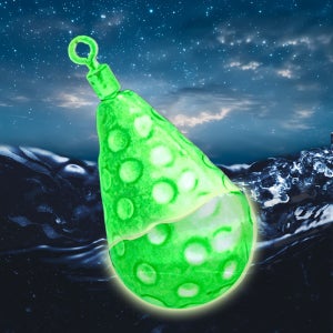 물방울 봉돌 야광 회전 구멍추 딤플 국산 쭈꾸미 문어 갑오징어 한치 10호