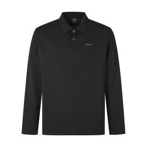 [디스커버리] 남성 에센셜 긴팔카라티 (BLACK) DMTL33054