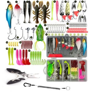 109종 루어세트 바다민물 낚시 루어미끼 도구 세트
