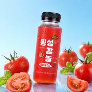 [100% 국내산 토마토] 횡성 깜놀 토마토주스 180ml X 6개입 무설탕 무가당