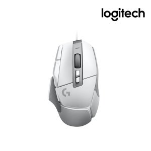 국내정품 로지텍코리아 G502 X 화이트 유선 게이밍 마우스 HERO 25K센서