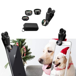 스마트폰 광각 렌즈 5종세트 확대 접사 편광 어안 와이드 핸드폰 셀카 카메라 촬영 보조용품