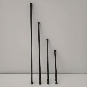 수납 정리 DIY 압축봉 135-250cm 블랙