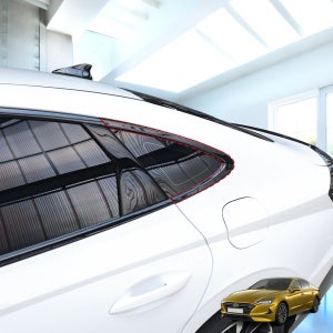 쏘나타 DN8 튜닝 윈도우 몰딩 크롬 죽이기 블랙 몰딩