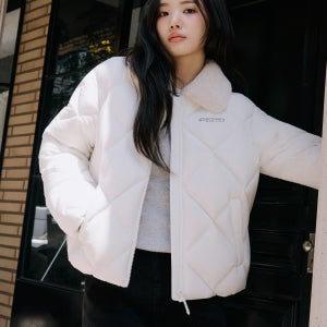 [디스커버리] 여성 멜로즈 튜브 다운 경량패딩 (CREAM) DWDJ92056