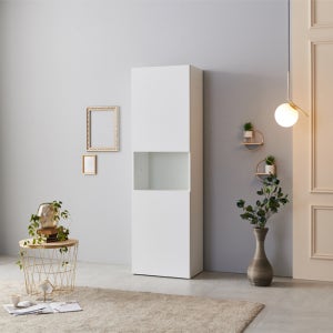 모노 월플렉스 시스템 600수납장 키큰 틈새 거실 주방 베란다 다용도 붙박이장 오픈수납장