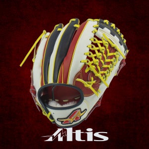 알티스 와규 I-610 내야수용 경첩웹 야구 글러브 레드/화이트/네이비