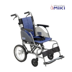 미키코리아메디칼 휠체어 MiKi-LT2 통타이어 초경량 가벼운 휠체어