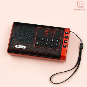 휴대용 미니 스피커 mp3 라디오 소형 충전식 디지털 등산 아남