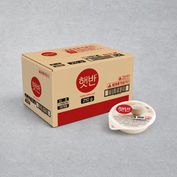 [햇반] 백미밥 210g X 36입 (박스)