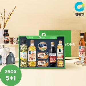 청정원 설 명절 선물세트 행복N2호, 4+2개